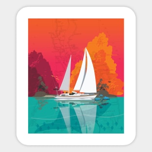 Sailing to Delos Sticker